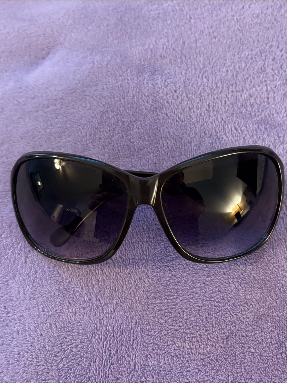 Jessica Simpson Black Oversized Women's Sunglasses 🕶️